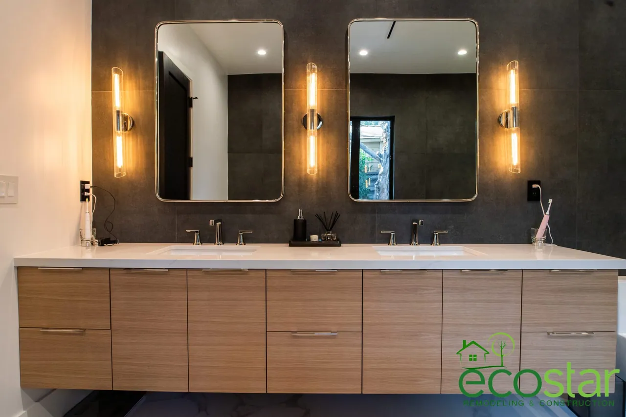 Bathroom remodel by EcoStar Remodeling & Construction