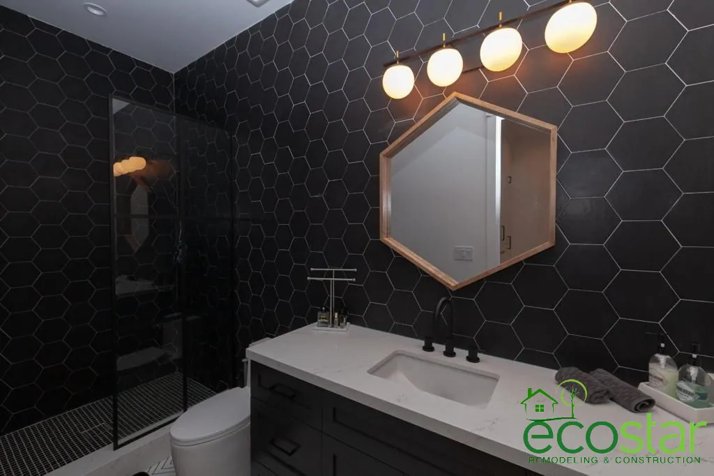 Bathroom remodel by EcoStar Remodeling & Construction