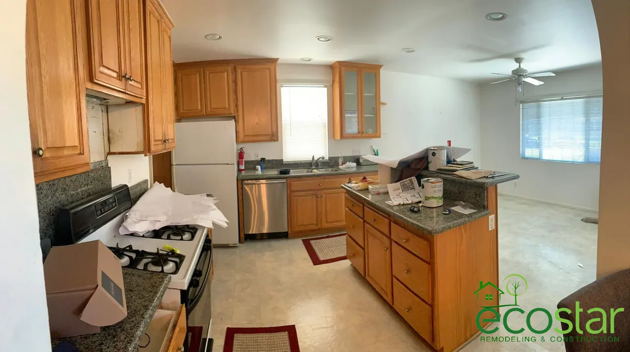 Kitchen remodeling project by EcoStar Remodeling & Construction