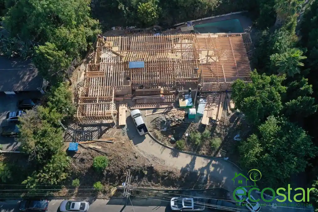 Roof replacement by EcoStar Remodeling & Construction