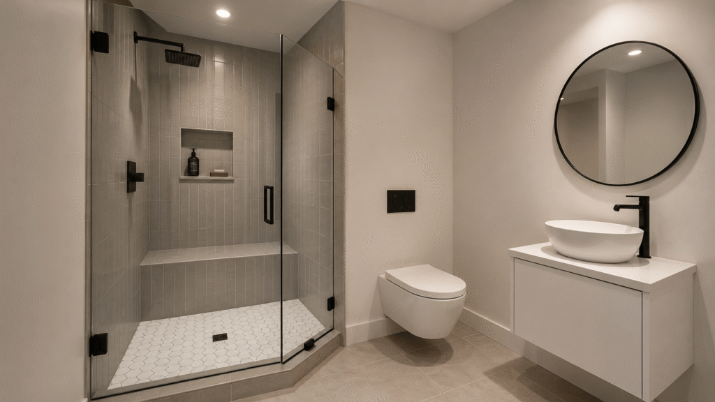 Bathroom remodeling project