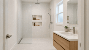 Walk-in shower design